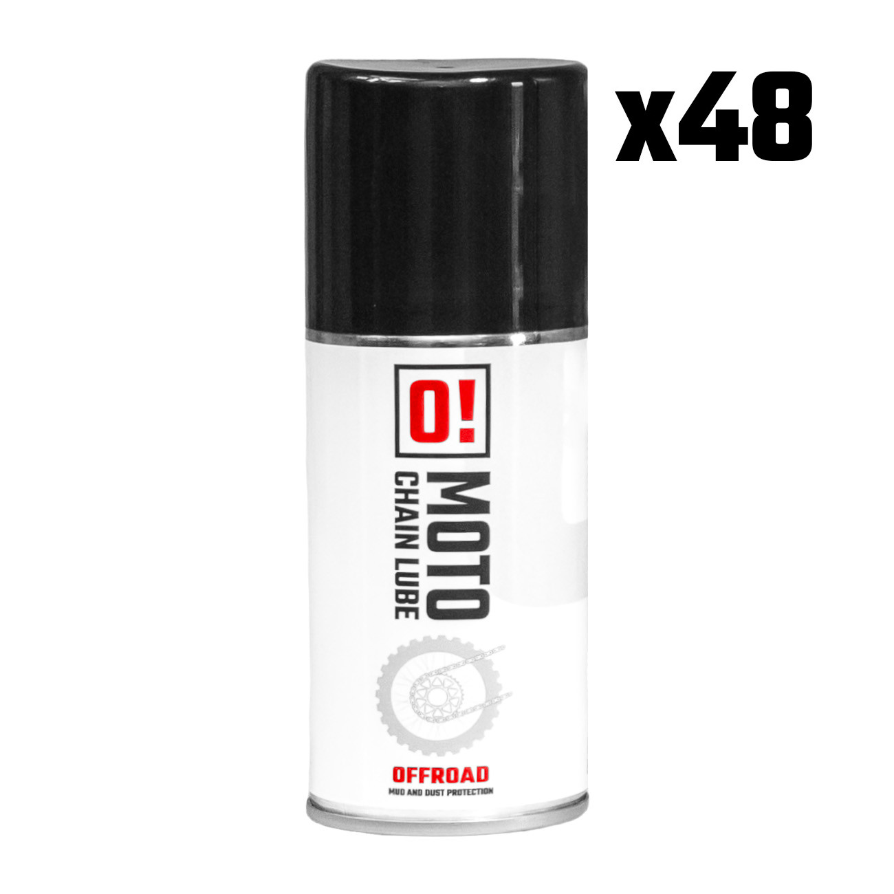 OMOTO sada 48 kus sprej mazivo do řetězu 150ML OFF ROAD O! mazivo na řetězy (O!MOTO) (OLE-042) (set 48 kus)